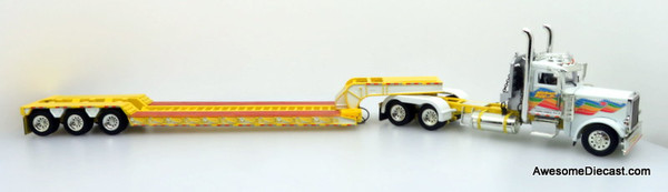 Only One! Tonkin Replicas 1:53 Peterbilt 388 Day Cab w/ XL Lowboy Trailer: Michael Bigg, Jr.