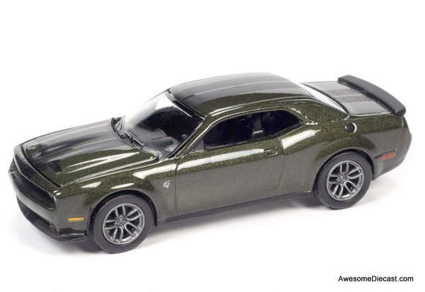 Auto World 1:64 2019 Dodge Challenger SRT Hellcat, F8 Green Metallic