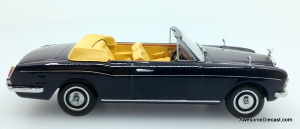 Oxford 1:43 1971 Rolls Royce Corniche Convertible (RHD), Indigo Blue