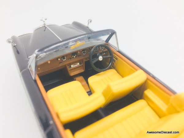 Oxford 1:43 1971 Rolls Royce Corniche Convertible (RHD), Indigo Blue