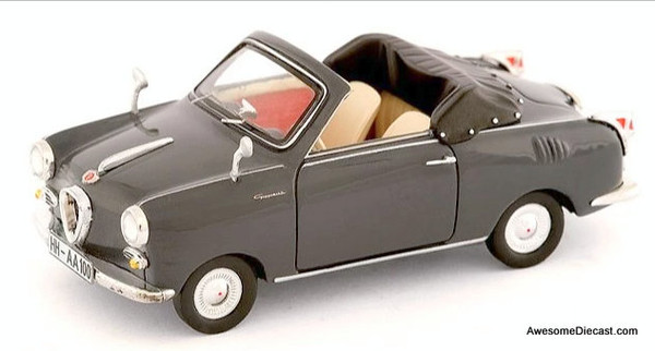 Premium ClassiXXs 1:43 1965 Goggomobil TS250 Convertible, Gray