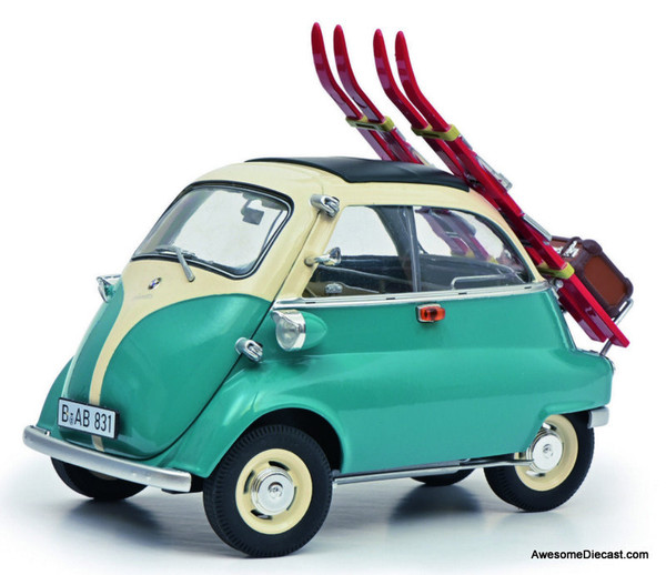 Schuco 1:18 1960 BMW Isetta Export, Wintersport Edition
