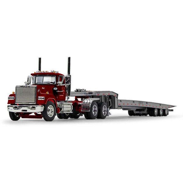 DCP by FG 1:64 Mack Super-Liner Day Cab w/ Talbert Traveling-Axle Trailer / Santucci Construction