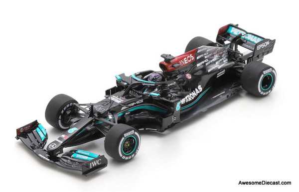 Spark 1:43 Mercedes AMG Petronas Formula 1 W12E #44: Lewis Hamilton, Winner 2021 Bahrain 2021
