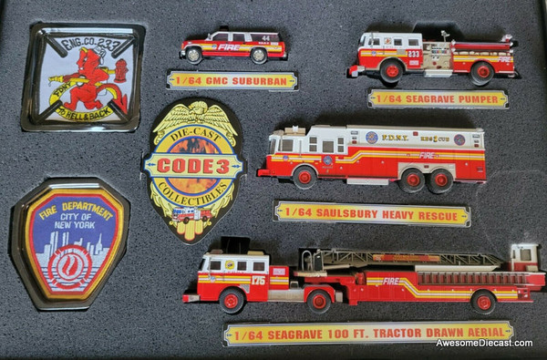 Code 3 1:64  FDNY Battalion Set #44 