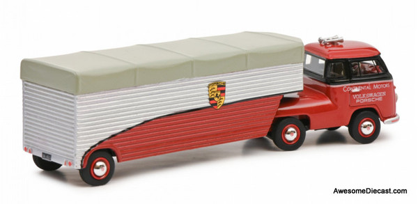 Schuco 1:64 Volkswagen T1 w/Trailer: Continental Motors VW