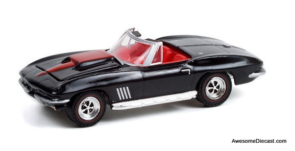 Greenlight 1:64 1967 Chevrolet Corvette Convertible, Black