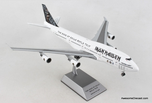 Herpa 1:200 Boeing 747-400: ED Force One, Iron Maiden Book Of Souls 2016 Tour