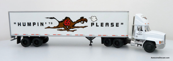 Only One! PEM Tonkin Replicas 1:64 Mack CH600 Day Cab w/ 45' Trailer: Campbell 66 Express