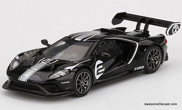 Mini GT 1:64 Ford GT MK II #2, Shadow Black
