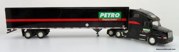 Only One! PEM Hartoy 1:64 Volvo VN Sleeper Cab w/ 53' Trailer: Petro Stopping Centers