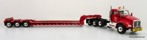 Only One! First Gear 1:50 Kenworth T880 w/ Talbert Lowboy Trailer: RLF Heavy Haulage & Rigging