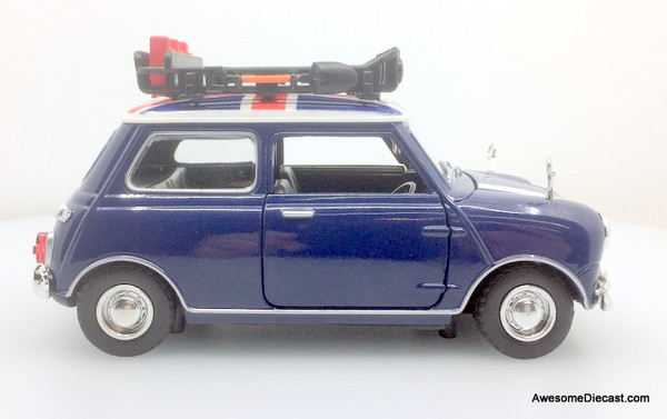 Motormax 1:18 1961 Morris Mini Cooper (RHD), Blue