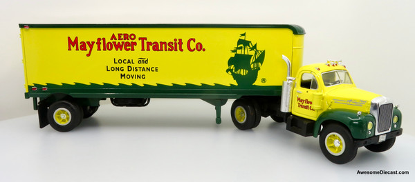 Only One! First Gear 1:34 1960 Mack Model B-61 Tractor & Trailer: Mayflower Transit