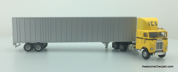 Ahearn 1:87 Freightliner Day Cab w/48' Dry Goods Trailer: I.C.X