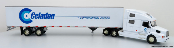 Only One! PEM Hartoy 1:64 Volvo 770 Sleeper Cab w/ 53' Trailer: Celadon Group