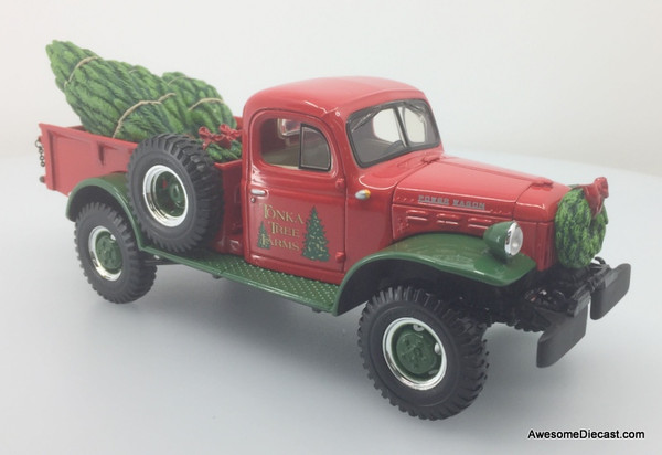 Only One!! Hasbro By First Gear 1:30 Dodge Power Wagon: Tonka Tree Farm Holiday Truck