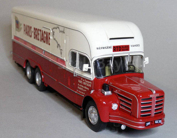 Hachette 1:43 Berliet GBM 15 Delivery Truck: Paris-Bretagne