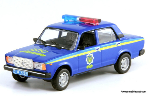 DeAgostini 1:43 1990 Lada VAZ-2107: Ukraine Police Department