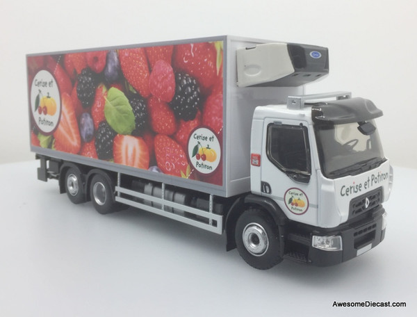 Eligor 1:43 2018 Renault D26 Refrigerated Truck: Cherry & Potiron