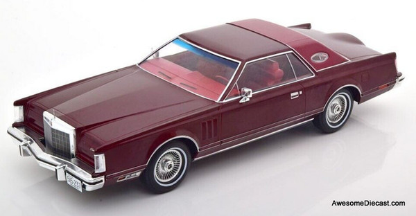 MCG 1:18 1978 Lincoln Continental Mark V, Dark Red
