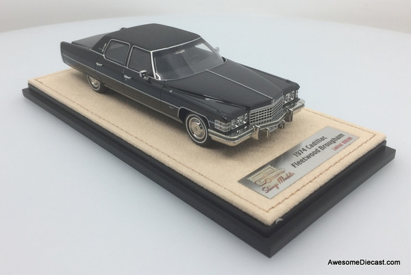 Stamp Models 1:43 1974 Cadillac Fleetwood Brougham, Black