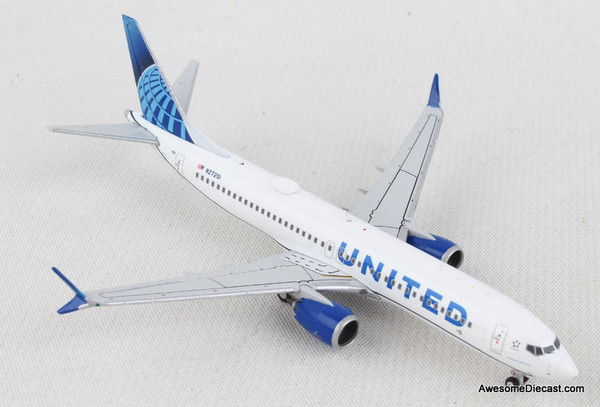 Gemini Jets 1:400 Boeing 737 Max 8: United Airlines