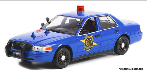 Greenlight 1:24 2008 Ford Crown Victoria Police Interceptor: Michigan State Police
