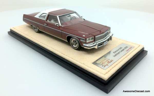 Stamp Models 1:43 1976 Buick Electra 225 Limited Coupe, Boston Red Metallic