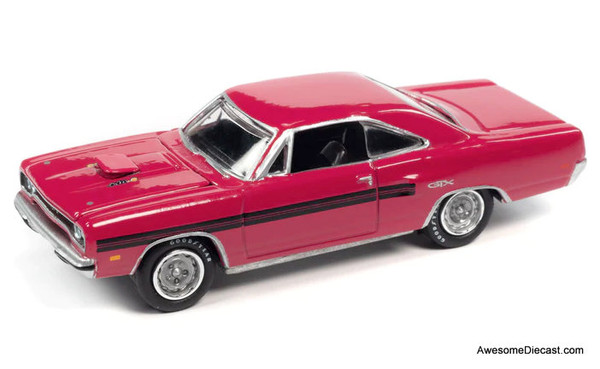 Johnny Lightning 1:64 1970 Plymouth GTX, Moulin Rouge