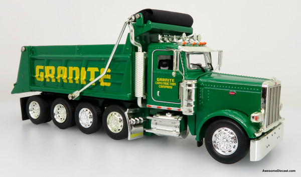 Only One! Tonkin Replicas 1:53 Peterbilt 388 Dump Truck: Granite Construction Company