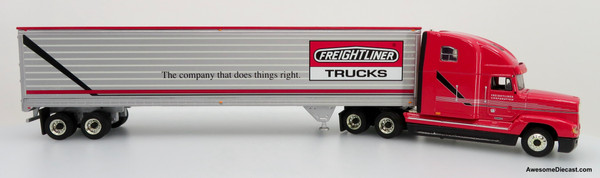 Only One! First Gear 1:54 Freightliner FLD 120 Conventional Sleeper Cab w/ 48' Trailer: Freightliner Corporation / Freightliner Trucks
