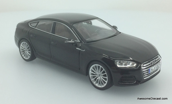 Spark 1:43 2016 Audi A5 Sportback, Myth Black