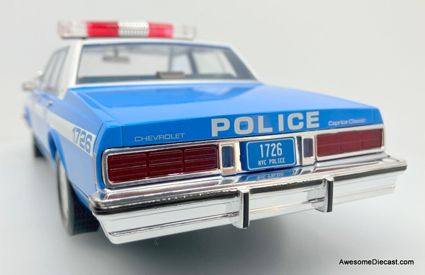 1990 CHEVROLET CAPRICE NYPD NEW YORK POLICE DEPARTMENT 1:18