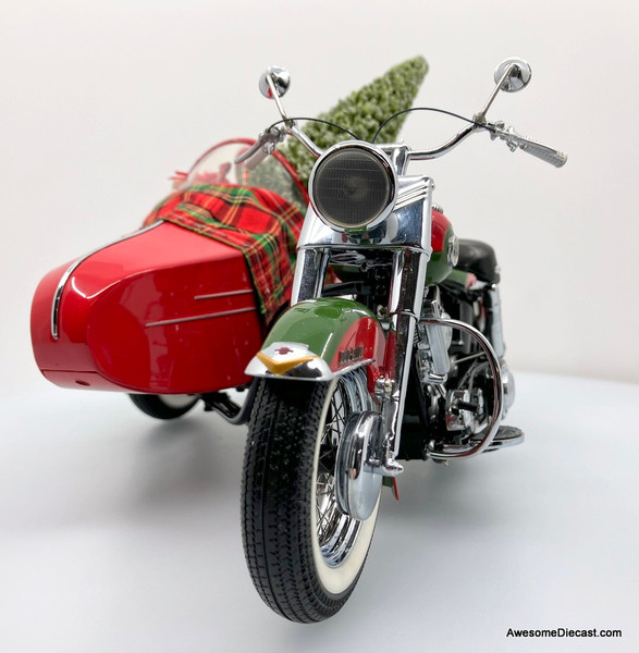 Franklin Mint 1:10 Harley Davidson Duo-Glide Motorcycle & Sidecar