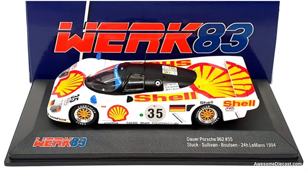 WERK83 1/43 ポルシェ962 #35 #36 ルマン24H1994優勝 WERK83 1:43 Porsche Dauer 962 #35: 24h Le Mans 1994 Stuck
