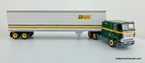 Altaya 1:43 1995 International Eagle 9800 COE Sleeper w/53' Dry Goods Trailer: Builders Transport