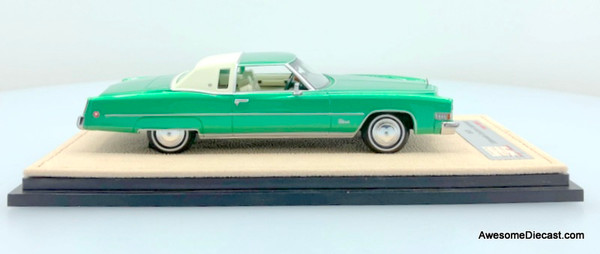 ミニカー STAMP MODELS Coupe DeVille 1973 Stamp Models 1:43 1973 Cadillac Custom Cabriolet, Viridian