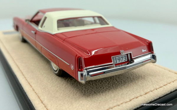 Stamp Models 1:43 1973 Cadillac Custom Cabriolet, Dynasty Red
