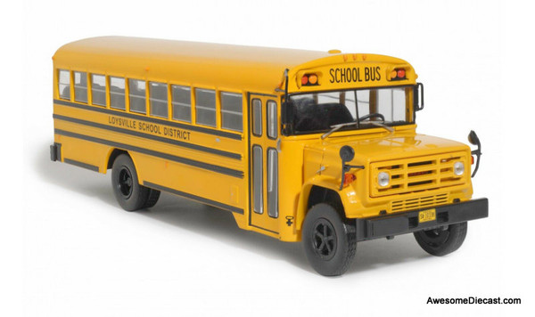 Only One!! Hachette 1:43 1989 GMC 6000 School Bus: Loysville School District
