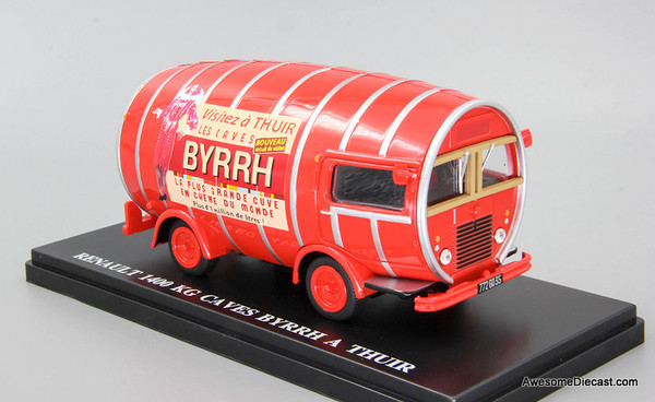Hachette 1:43 Renault 1400 KG Promotional Vehicle: Byrrh Wine Barrel