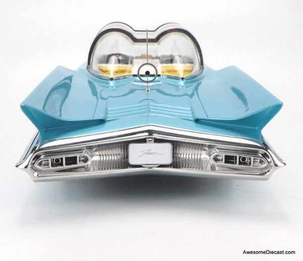 HRN Models 1:18 1955 Lincoln Futura, Metallic Blue