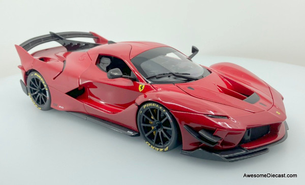 Burago 1:18 2018 Ferrari FXX-K Evo Hybrid 6.3 V12, Red (EXCLUSIVE Edition)
