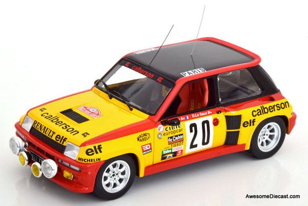 IXO 1:18 Renault 5 Turbo #20: 1981 Monte-Carlo Rally 