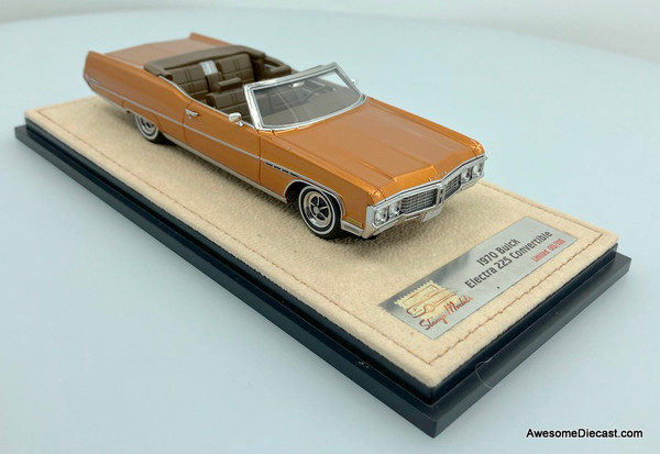 Stamp Models 1:43 1970 Buick Electra 225 Convertible, Gold Metallic