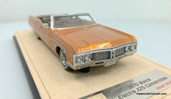 Stamp Models 1:43 1970 Buick Electra 225 Convertible, Gold Metallic