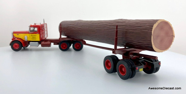 Altaya 1:43 1962 Peterbilt 281 Day Cab w/Log Carrier Trailer