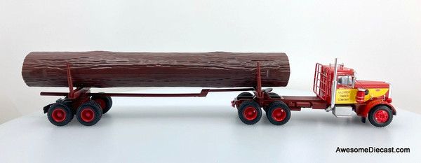 Altaya 1:43 1962 Peterbilt 281 Day Cab w/Log Carrier Trailer