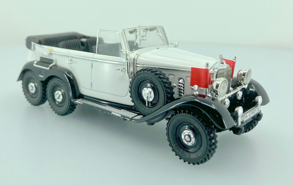 Signature Models 1:43 1938 Mercedes Benz G4 Convertible, White