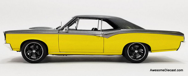 ACME 1:18 1966 Pontiac GTO Restomod, Black/Yellow